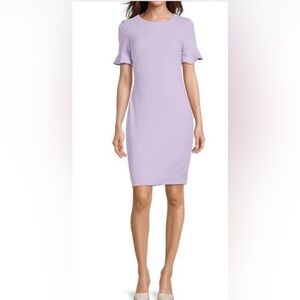 Calvin Klein Light Purple Midi Dress